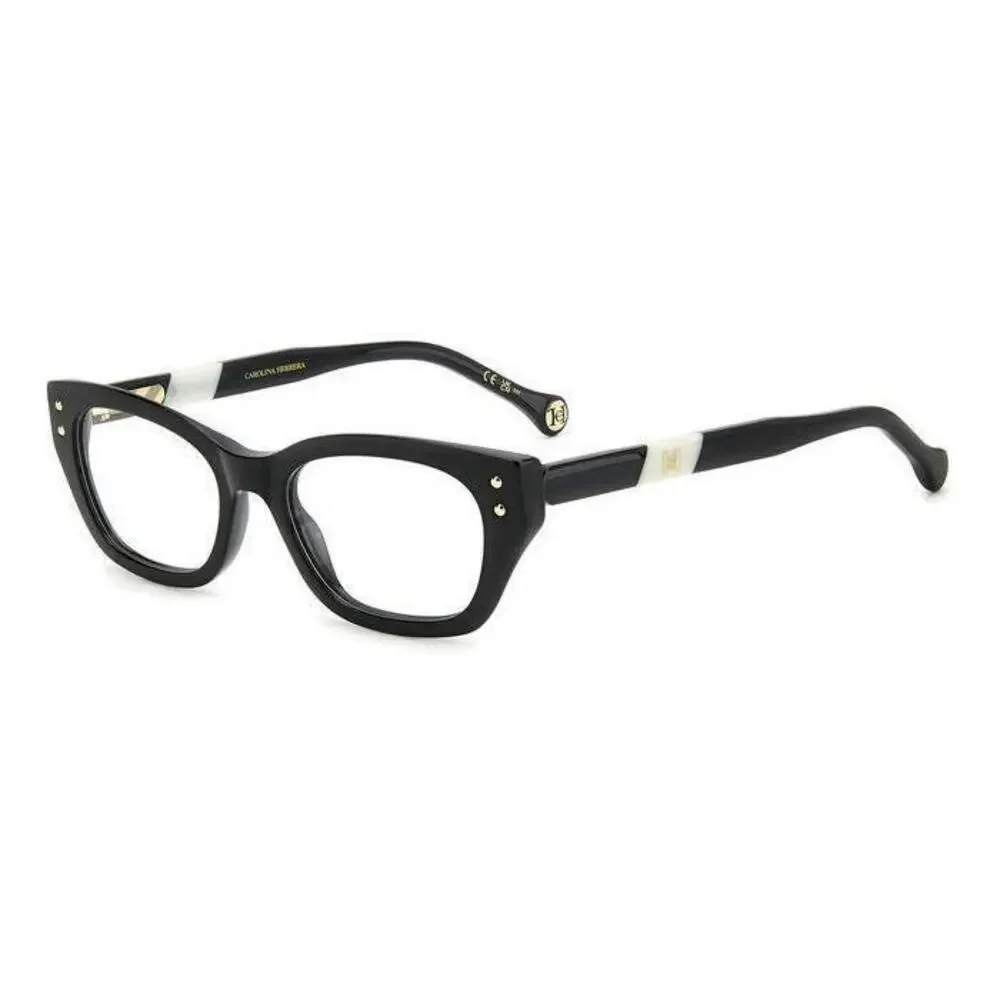 NWT Carolina Herrera HER-0192-80S-50 Black 50mm Eyeglasses